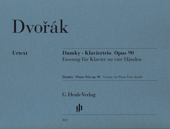 Vorderes Coverbild Dumky-Trio op.90 für Violine, Violoncello und Klavier