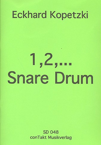 Vorderes Coverbild 1 2 Snare Drum Heft A für Snare Drum