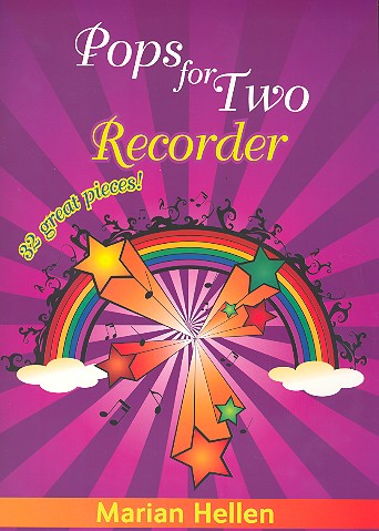 Vorderes Coverbild Pops for two: for 2 recorders