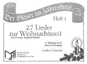 Vorderes Coverbild 27 Lieder zur Weihnachtszeit Band 1