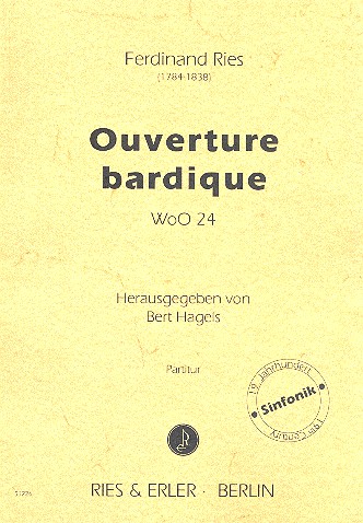 Vorderes Coverbild Ouverture bardique WoO24