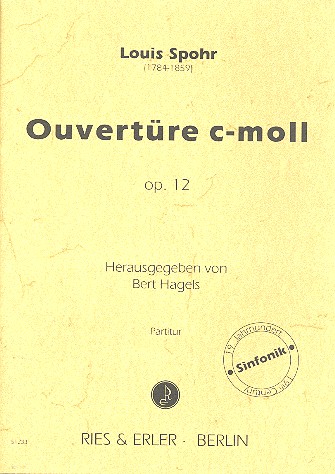 Vorderes Coverbild Ouvertüre c-Moll op.12 für Orchester