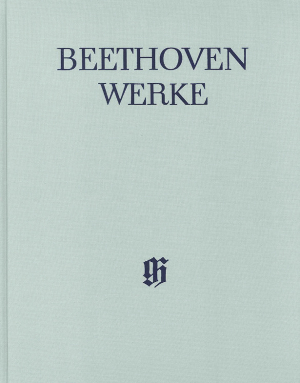 Vorderes Coverbild Beethoven Werke Abteilung 6 Band 1