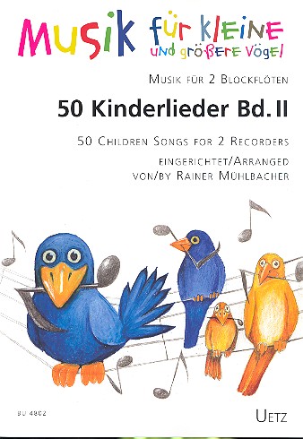 Vorderes Coverbild 50 Kinderlieder Band 2
