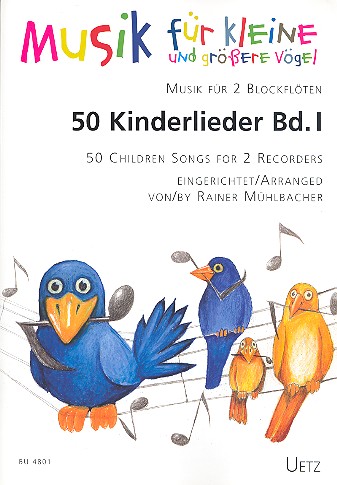 Vorderes Coverbild 50 Kinderlieder Band 1