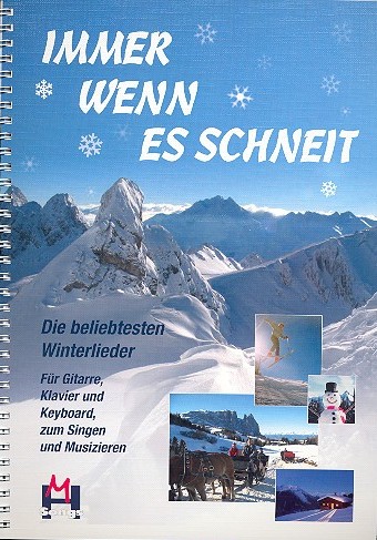 Vorderes Coverbild Immer wenn es schneit: Songbook