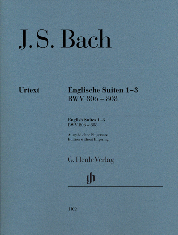 Vorderes Coverbild Englische Suiten Nr.1-3 BWV806-808