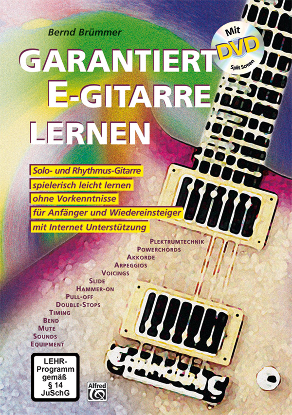 Vorderes Coverbild Garantiert E-Gitarre lernen (+DVD):