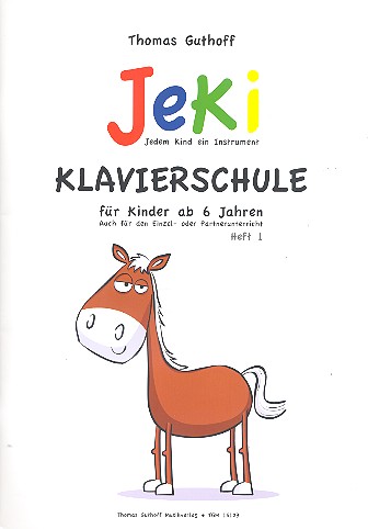 Vorderes Coverbild JeKi Klavierschule Band 1