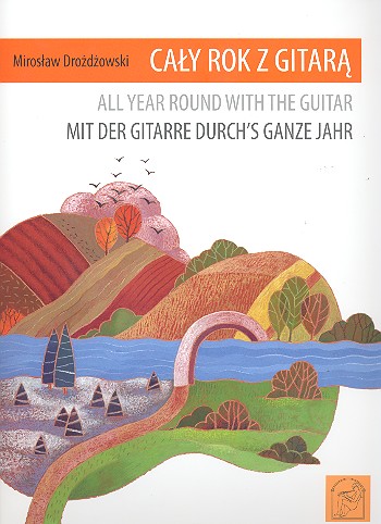 Vorderes Coverbild Mit der Gitarre durch's ganze Jahr