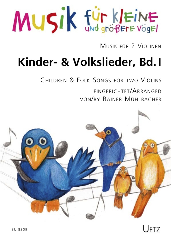 Vorderes Coverbild Kinder- und Volkslieder Band 1