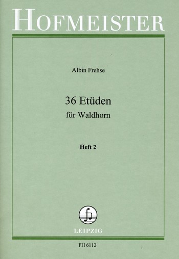 Vorderes Coverbild 36 Etüden Band 2