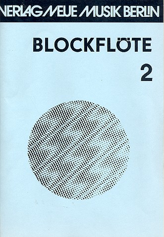 Vorderes Coverbild Blockflöte Band 2 für