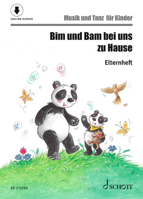 Vorderes Coverbild Bim und Bam bei uns zu Hause (+Online Audio)