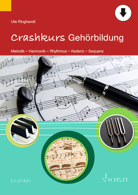 Vorderes Coverbild Crashkurs Gehörbildung (+Online Audio)