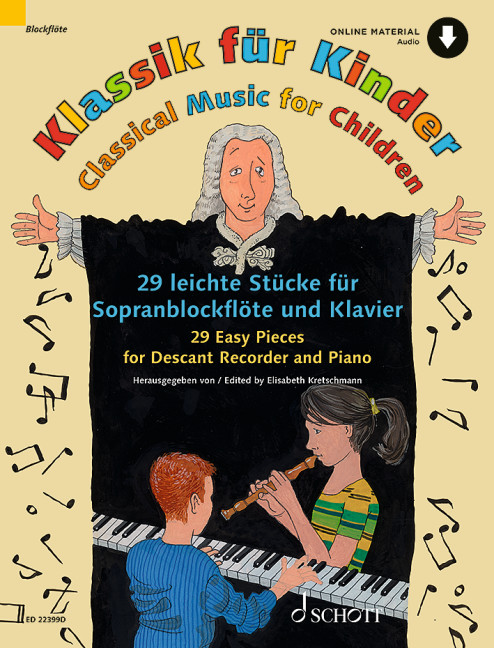 Vorderes Coverbild Klassik für Kinder (+Online Audio)