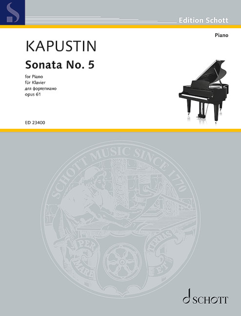 Vorderes Coverbild Sonata No. 5 op. 61