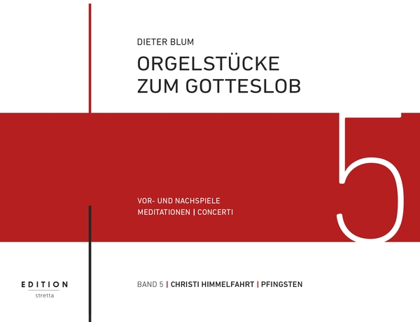 Vorderes Coverbild Orgelstücke zum Gotteslob Band 5 - Christi Himmelfahrt / Pfingsten