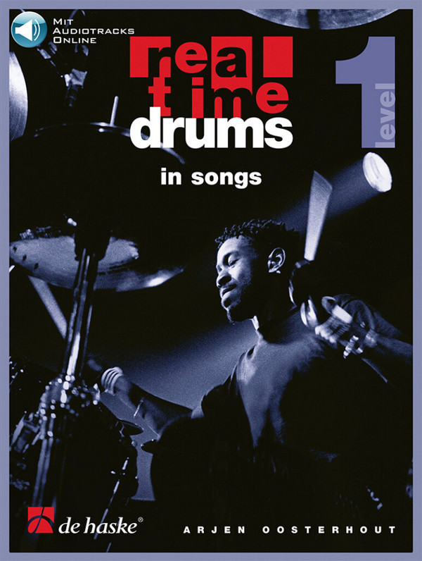 Vorderes Coverbild Real Time Drums in Songs (+Online Audio)