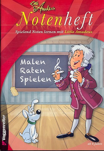 Vorderes Coverbild Little Amadeus Notenheft