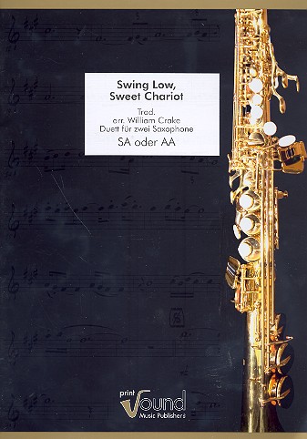 Vorderes Coverbild Swing low sweet Chariot für 2 Saxophone