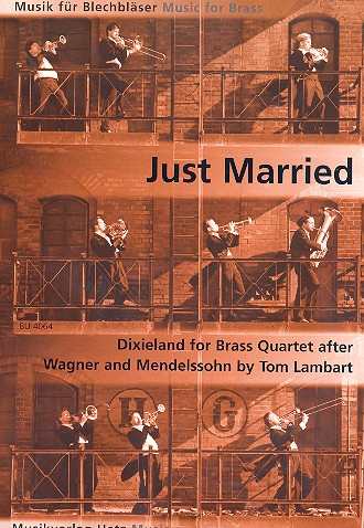 Vorderes Coverbild Just married for Brass Quintett