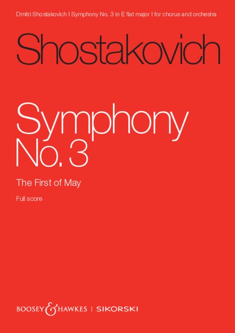 Vorderes Coverbild Symphony No. 3 op. 20 "The First of May"