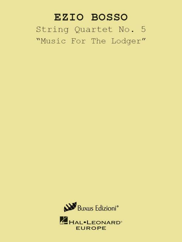 Vorderes Coverbild String Quartet No. 5 'Music For The Lodger'