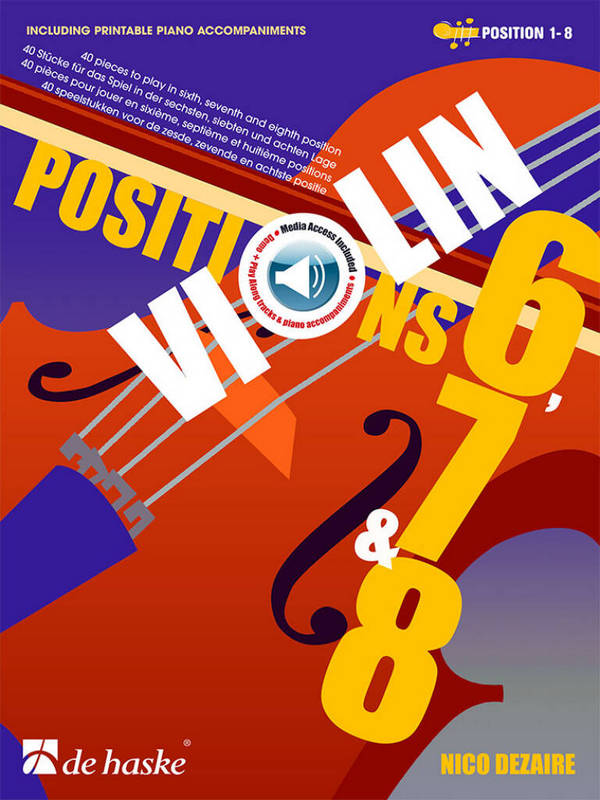 Vorderes Coverbild Violin Positions 6, 7 & 8 (+Online-Audio