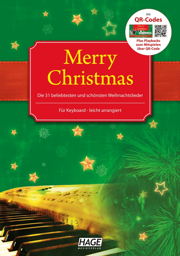 Vorderes Coverbild Merry Christmas (+QR-Codes)
