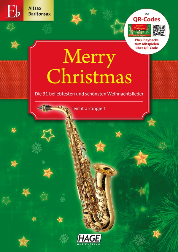 Vorderes Coverbild Merry Christmas (+QR-Codes)