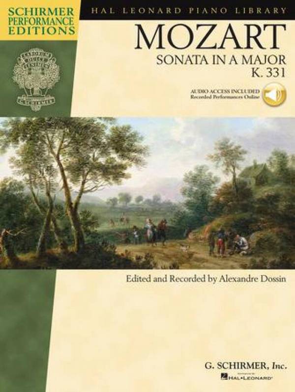 Vorderes Coverbild Piano Sonata in A Major KV331 (+Online-Audio)