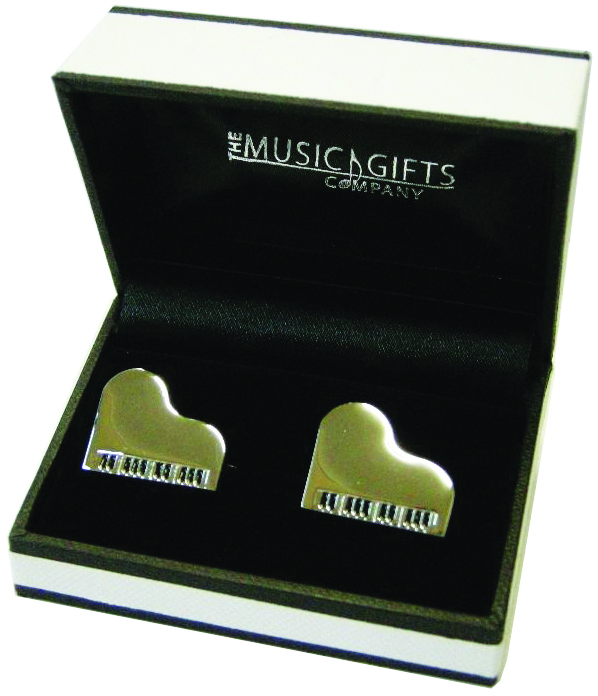 Vorderes Coverbild Silver-Plated Piano Cufflinks