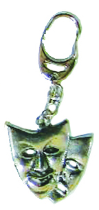 Vorderes Coverbild Pewter Keyring Theatrical Masks