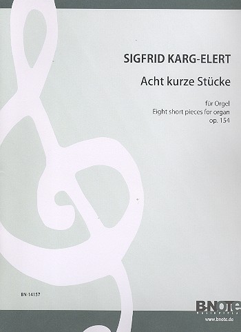 Vorderes Coverbild 8 kurze Stücke op.154