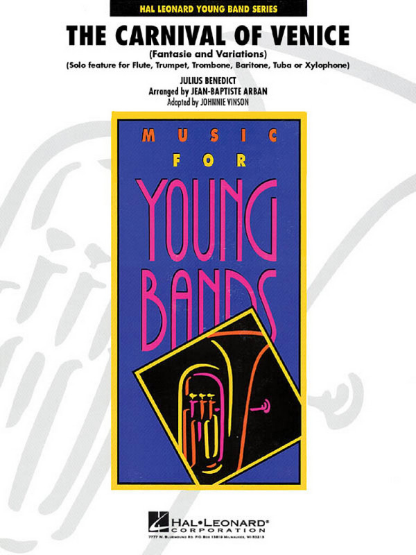 Vorderes Coverbild The Carnival of Venice for concert band