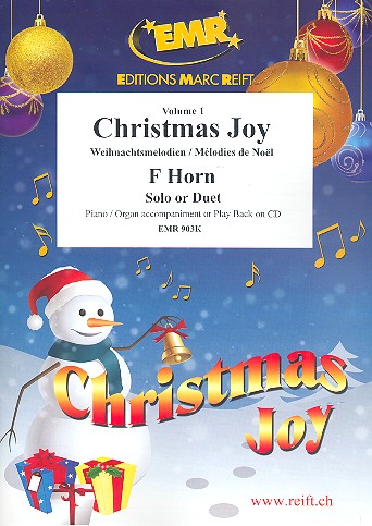 Vorderes Coverbild Weihnachtsmelodien Band 1 für 1-2 Hörner
