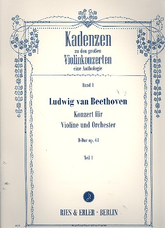Vorderes Coverbild Kadenzen zu den großen Violinekonzerten