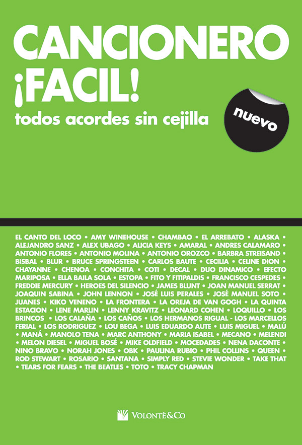 Vorderes Coverbild Cancionero facil: todos acordes sin cejilla