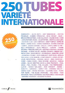 Vorderes Coverbild 250 Tubes variete internationale: paroles et accords