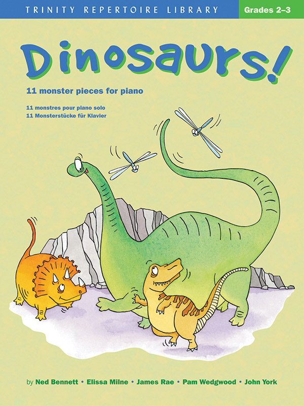 Vorderes Coverbild Dinosaurs Grades 2-3  for piano