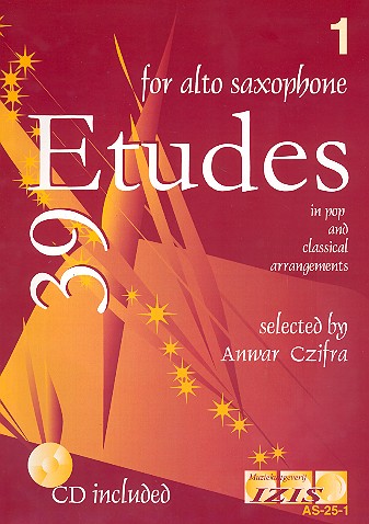 Vorderes Coverbild 39 Etudes (+CD) for alto saxophone