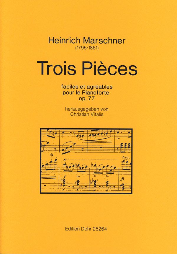 Vorderes Coverbild Trois Piéces op.77 faciles et agréables