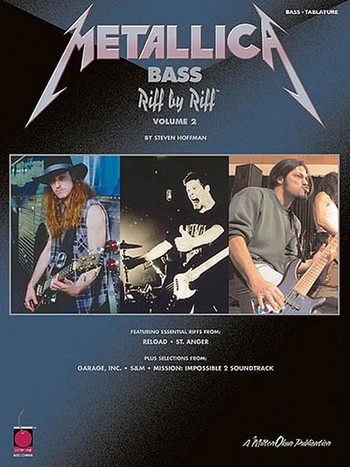Vorderes Coverbild Metallica vol.2: Riff by Riff for bass/tab