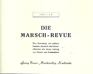Vorderes Coverbild Die Marsch-Revue: