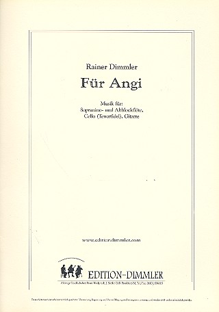 Vorderes Coverbild Für Angi für Sopranino- und