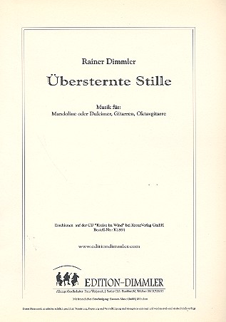 Vorderes Coverbild Übersternte Stille für Mandoline