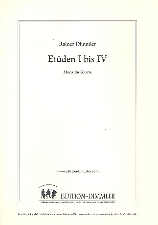 Vorderes Coverbild Etüden 1-4