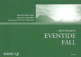 Vorderes Coverbild Eventide Fall für Blasorchester