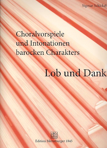 Vorderes Coverbild Choralvorspiele und Intonationen barocken Charakters Band 6